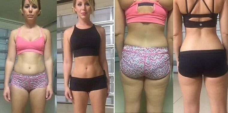foto prima e dopo aver seguito la dieta cheto