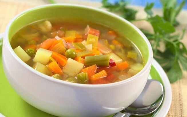 zuppa di verdure per la gastrite
